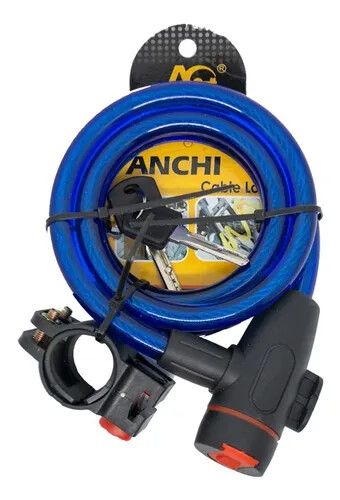 LINGA PARA BICI/MOTO C/SOPORTE 1.2 M AZUL