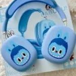 VINCHA BLUETOOHT LABUBU RD-10 COLOR CELESTE