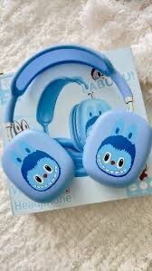 VINCHA BLUETOOHT LABUBU RD-10 COLOR CELESTE