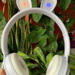 AURICULAR VINCHA CONEJO 150MA FM-MP3 COLOR BLANCO AU-14003