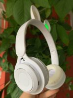 AURICULAR VINCHA CONEJO 150MA FM-MP3 COLOR BLANCO AU-14003 - Imagen 2