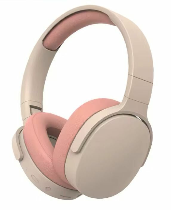 AURICULAR VINCHA BT PUSE BASS 27HS BAT (AU-16008) ROSA AURICULAR VINCHA BT PUSE BASS 27HS BAT (AU-16008) BEIGE Y ROSA - Imagen 1