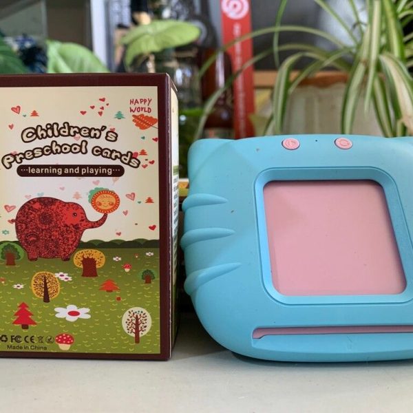 LECTOR DE TARJETA INGLES-ESPAÑOL TF-26 TR0021 CELESTE