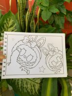 LIBRO PARA PINTAR LABUBU LB- 4321 KK-43 905 COLOR VERDE - Imagen 2