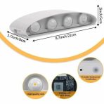 LED DE PARED BIDIRECCIONAL RGB CON SENS LED-83056 - Imagen 2