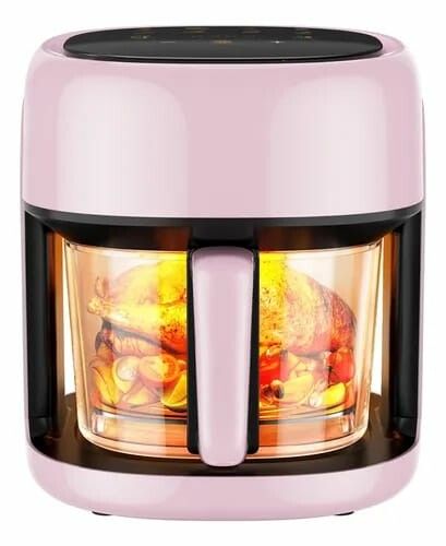FREIDORA DE AIRE 10 LTS 1400W  COLOR ROSA FRE-5809