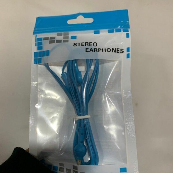 AURICULAR STEREO EARHONES COLOR CELESTE