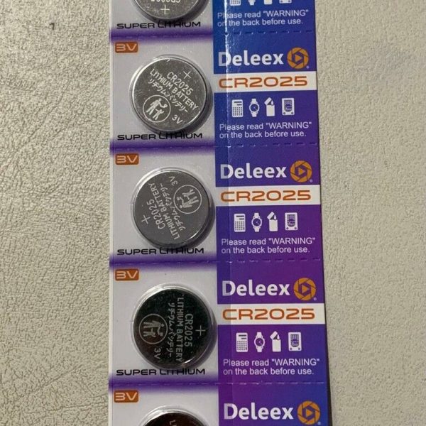PILAS DELEEX CR2025 5PCS