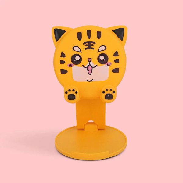 SOPORTE PARA CELULAR DISEÑOS ANIMALES AMARILLO (HD-71049)