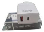 CABEZAL IBEK- USB + USB C 5.8A (IB-582) BLANCO - Imagen 2