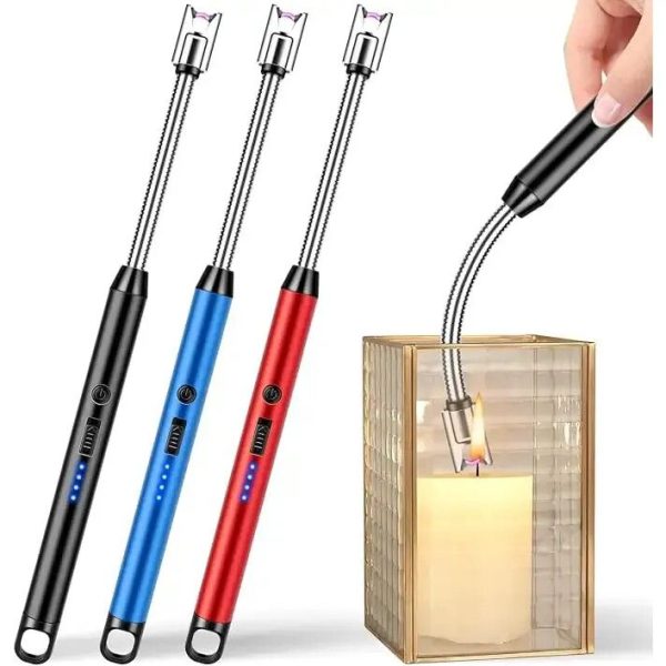 ENCENDEDOR RECARGABLE USB GRIS (ARC BQ)