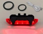 LUZ PARA BICI RAPID RECARGABLE X LED ROJA DC-918 (DC-918)