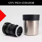 TERMO DE ACERO CON MANIJA REFORZADA 1200L VERDE - Imagen 3