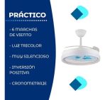 VENTILADOR LED DE TECHO INFANTIL STAR VISION AVION - Imagen 3