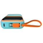 CARGADOR PORTATIL ECOPOWER 12000 MAH EP-C878 CELESTE - Imagen 2
