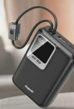 CARGADOR PORTATIL ECOPOWER 22000 MAH EP-C885 NEGRO - Imagen 2