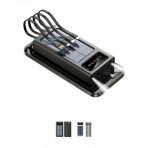 CARGADOR PORTATIL EPC872 C CABLE Y SOLAR BLANCO 12000 MAH