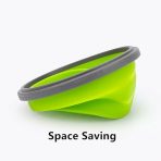 TUPPER DE SILICONA PLEGABLE  VERDE - Imagen 3