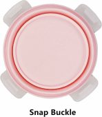 TUPPER DE SILICONA PLEGABLE  ROSA - Imagen 5