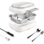 VIANDA ELECTRICA LONCHERA PORTATIL CON CARGADOR 12V