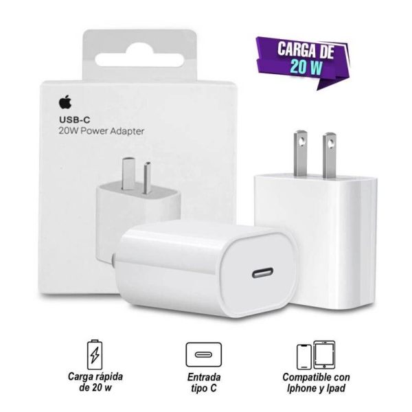 CABEZAL IPHONE 20W POWER ADAPTER USB-C