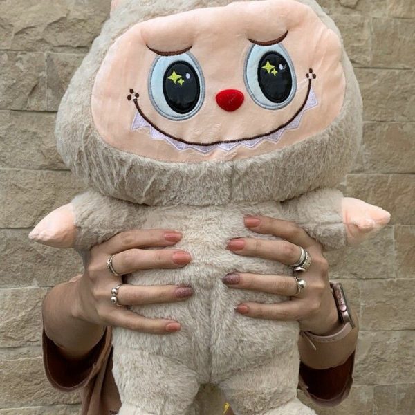 PELUCHE LABUBU DRAGON MARRON CLARO