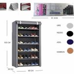 ORGANIZADOR DE ZAPATOS 6 NIVELES R-10 60X30X155CM AZUL