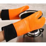 GUANTES SILICONA PARA COCINA (P601) NARANJA