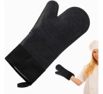 GUANTES SILICONA PARA COCINA (P601) GRIS - Imagen 2