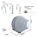 TENDER DE ROPA PARA PARED EXTENSIBLE 12 M GN0087 - Imagen 2