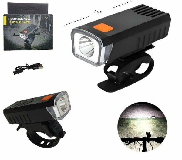 LUZ LINTERNA PARA BICICLETA D01