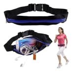 RIÑONERA SPORT NEGRA CON CIERRE ROSA - Imagen 3