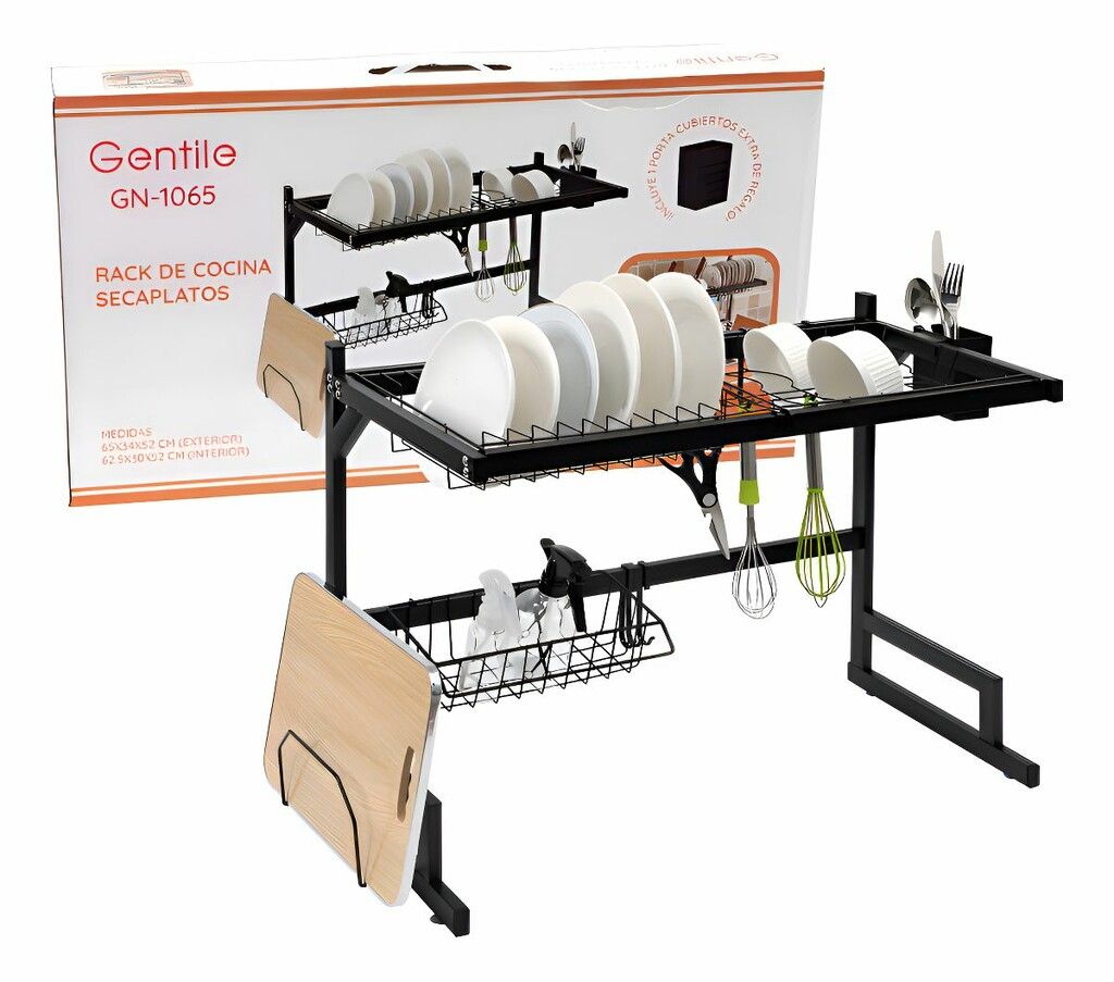 ESCURRIDOR SECA PLATOS 2 NIVELES BACHA ESCURRIDOR SECA PLATOS 2 NIVELES BACHA - Imagen 1