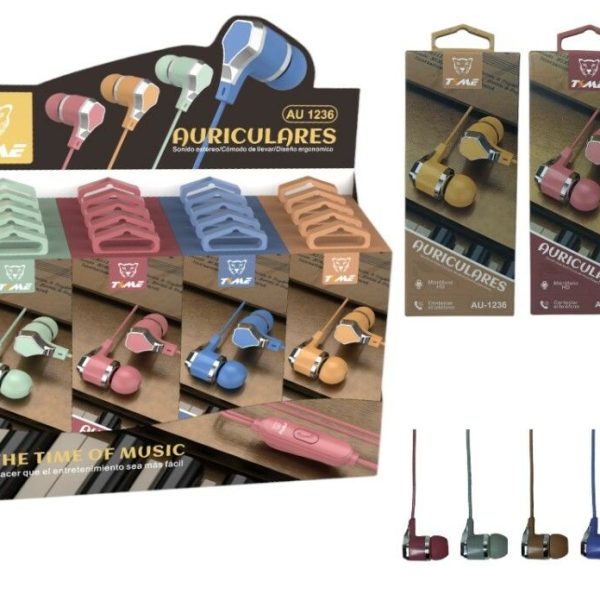 AURICULAR TIME MANOS LIBRES (AU-11011) NEGRO