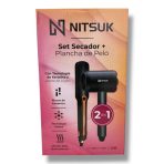 SET DE SECADOR 2400W + PLANCHA DE PELO SKD 4