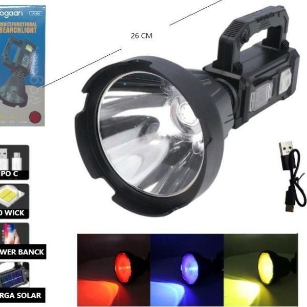 LINTERNA MULTIFUNCION BUSCA HUELLA W5109