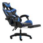 SILLA GAMER VONNE SV-GO CUERO SINTETICO COLOR NEGRA Y AZUL OUTLET - Imagen 3