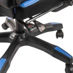 SILLA GAMER VONNE SV-GO CUERO SINTETICO COLOR NEGRA Y AZUL OUTLET - Imagen 4