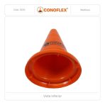 CONO MULTIUSO DE SEÑALIZACION VIAL O DEPORTIVA COLOR NARANJA 20CM - Imagen 2