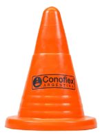 CONO MULTIUSO DE SEÑALIZACION VIAL O DEPORTIVA COLOR NARANJA 20CM