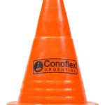 CONO MULTIUSO DE SEÑALIZACION VIAL O DEPORTIVA COLOR NARANJA 20CM
