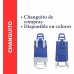 CARRITO DE COMPRA AZUL DC 307C - Imagen 2