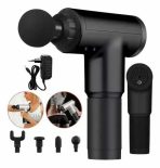 MASAJEADOR PISTOLA RECARGABLE PLATEADA M-121027