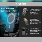 CARGADOR INALAMBRICO + SOPORTE PARA AUTO 15W MAGSAFE (IMANTADO) - Imagen 3