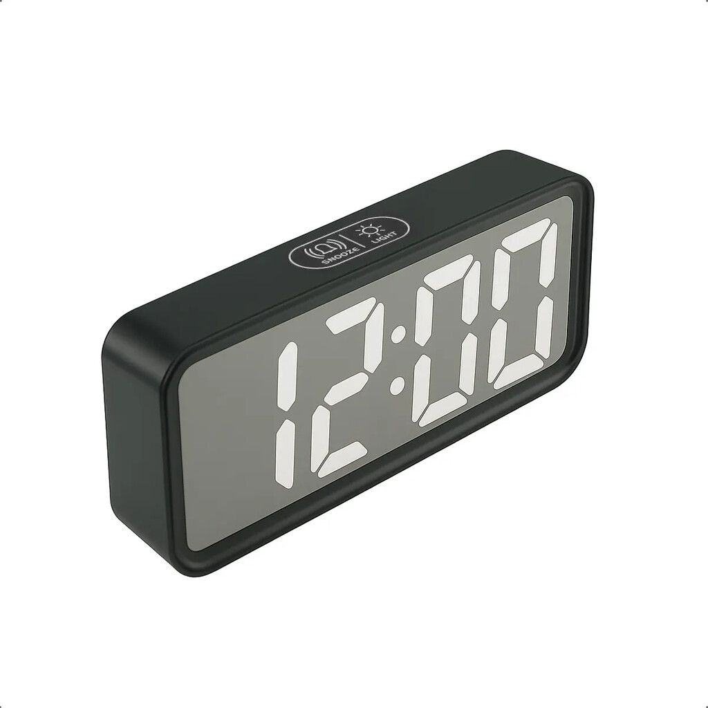RELOJ DESPERTADOR MULTIFUNCION DT-6508 NEGRO RELOJ DESPERTADOR MULTIFUNCION DT-6508 NEGRO - Imagen 1