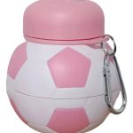 BOTELLA PLEGABLE DEPORTIVO FUTBOL CELESTE