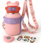 BOTELLA INFANTIL 500 ML OX BEAR ROSA