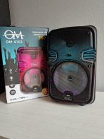 PARLANTE 6.5 PLG BT C MICROFONO OM 6103 TRASLUCIDO - Imagen 2