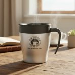 VASO TERMICO ISA 817  380 ML PLATEADO