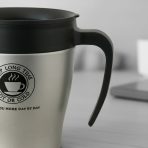 VASO TERMICO ISA 817  380 ML PLATEADO - Imagen 3